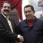 Manuel Zelaya y Hugo Chavez