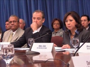 Hilda Solis secretaria trabajo EUA Hilda Solis secretaria trabajo EUA (D)