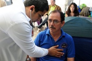 Luis Alonso Chevez El ex Juez Luis Alonso Chevez cuando estaba en huelga de hambre (archivo)