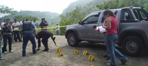 asesinado jefe En este vehículo se transportaba José Rolando Herrera Zelaya